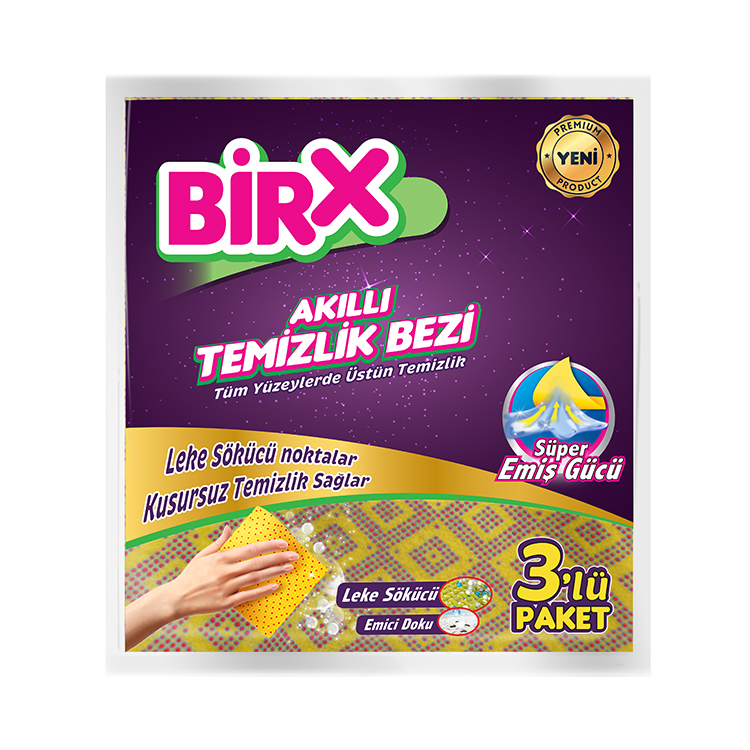 Akıllı Temizlik Bezi 3 lü