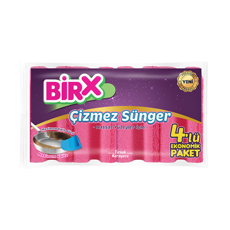 Çizmez Sünger 4 Lü