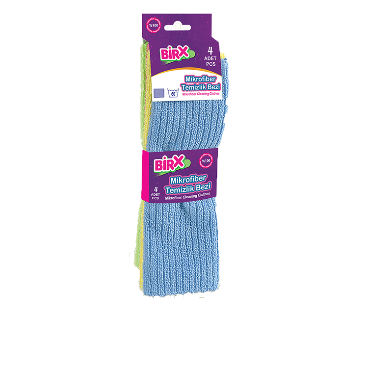 Mikrofiber Temizlik Bezi 4 Lü