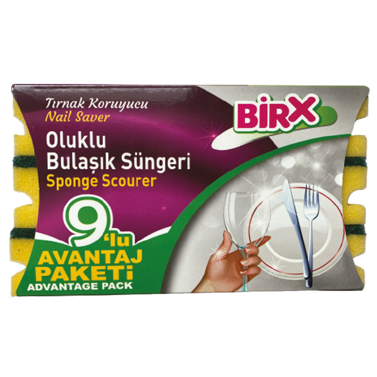 Oluklu Sünger 9 lu Avantaj Paket